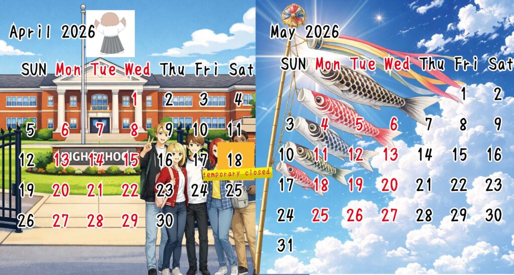 April and May 2026 Calendar